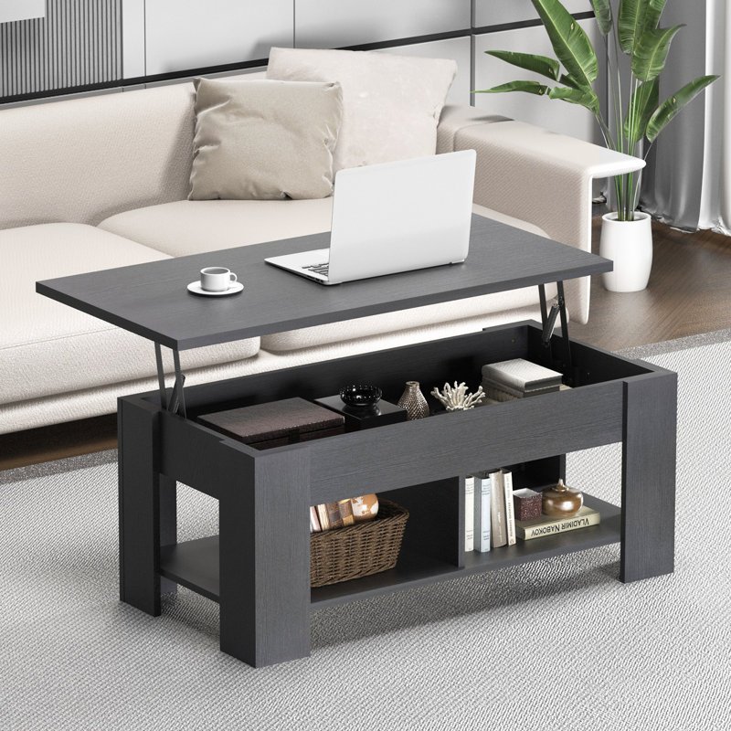 Sparta Lift Top Extendable Coffee Table With Storage - Image 3