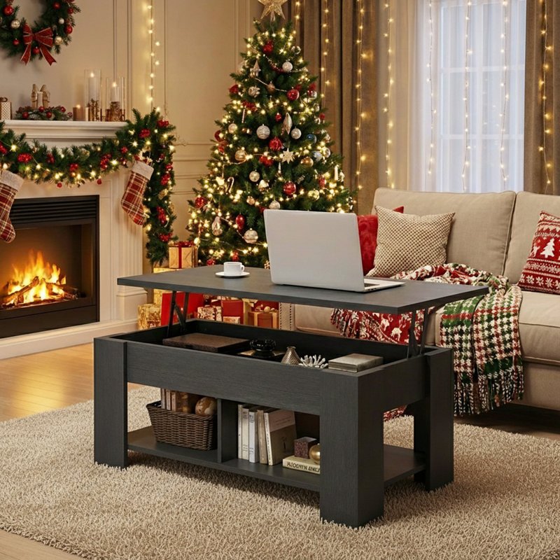 Sparta Lift Top Extendable Coffee Table With Storage - Image 2